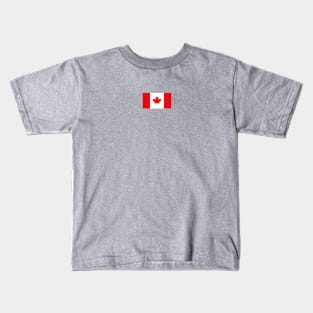 Canada Flag Minimalist Kids T-Shirt